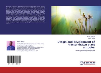 Design and development of tractor drawn plant uprooter