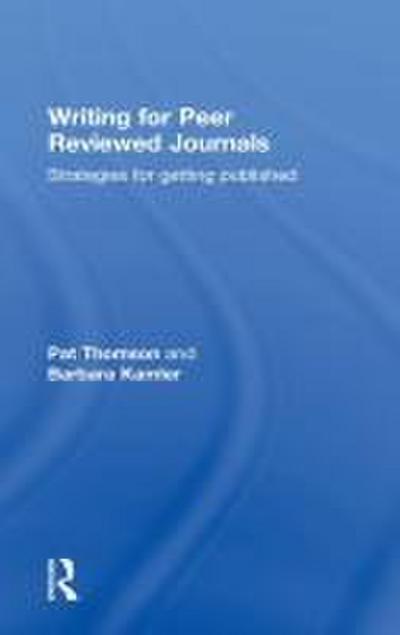 Writing for Peer Reviewed Journals