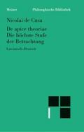 De apice theoriae / Die höchste Stufe der Betracht