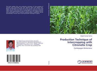 Production Technique of Intercropping with Citronella Crop