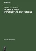 Passive and impersonal sentences