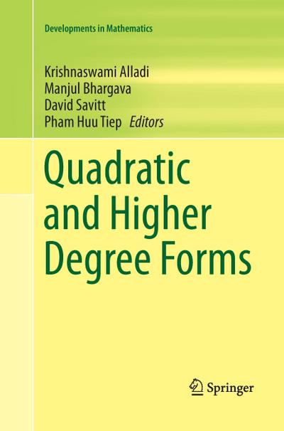 Quadratic and Higher Degree Forms
