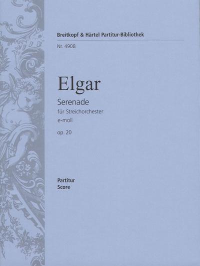 Serenade e-Moll op.20für Streichorchester