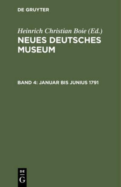 Januar bis Junius 1791