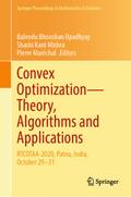 Convex OptimizationTheory, Algorithms and Applications