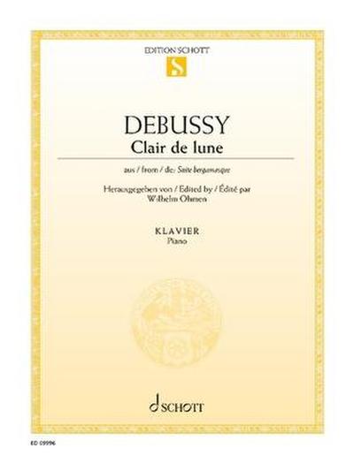 Debussy: Clair de Lune from ’Suite Bergamasque’ for Piano