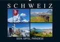 Schweiz - Seen, Gipfel, Paradiese (Wandkalender 20