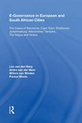 E-Governance in European and South African Cities