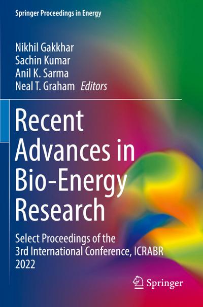 Recent Advances in Bio-Energy Research