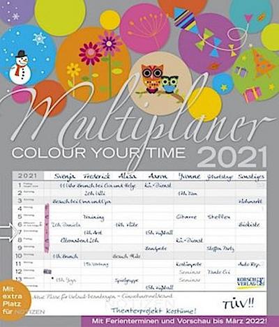 Multiplaner - Colour your time 2021