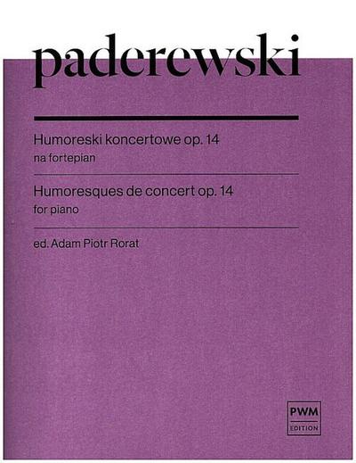 Humoresques de concert op.14for piano