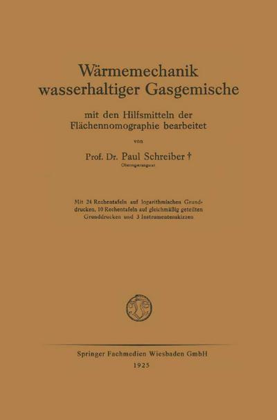 Wärmemechanik wasserhaltiger Gasgemische