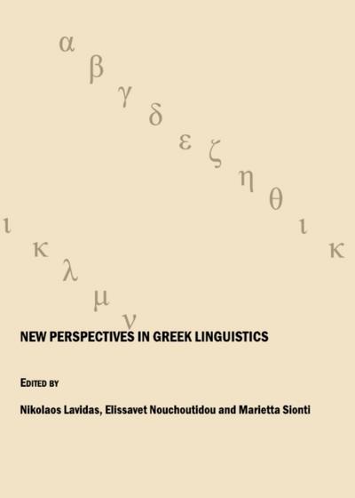 New Perspectives in Greek Linguistics