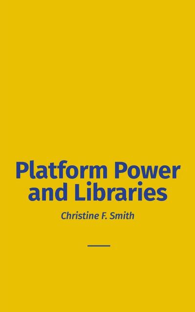 Platform Power and Libraries