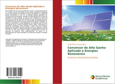 Conversor de Alto Ganho Aplicado a Energias Renováveis