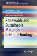 Renewable and Sustainable Materials in Green Techn