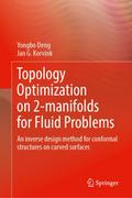 Topology Optimization on 2-manifolds for Fluid Problems