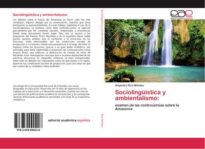 Sociolingüística y ambientalismo - Alejandro Rico Méndez