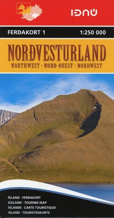 Iceland Northwest 1   1 : 250 000