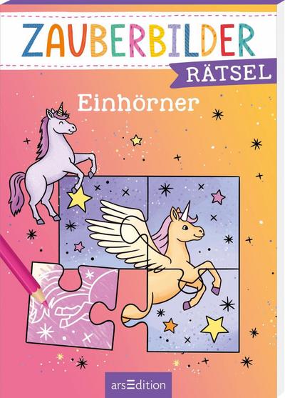 Zauberbilder-Rätsel - Einhörner