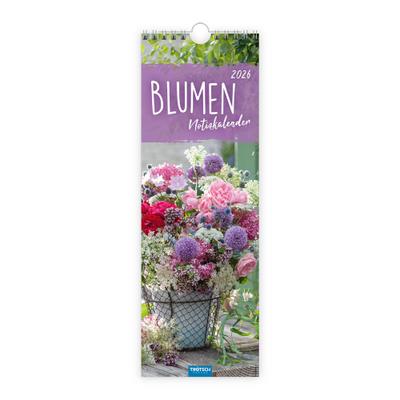 Trötsch Streifenkalender Blumen 2026 Notizkalender
