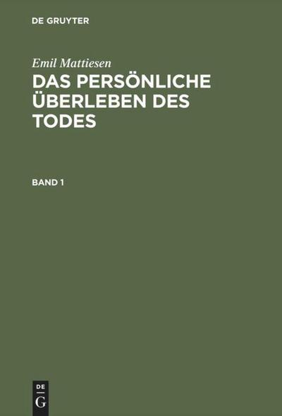 Das persönliche Überleben des Todes