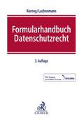 Formularhandbuch Datenschutzrecht, m. 1 Buch, m. 1 Online-Zugang