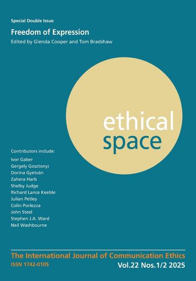 Ethical Space Vol. 22 Issue 1/2