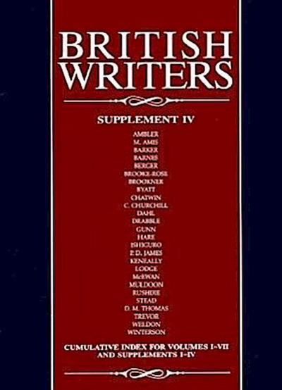 British Writers, Supplement IV