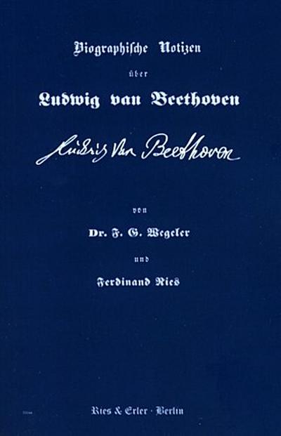 Biographische Notizen über Ludwig van Beethoven