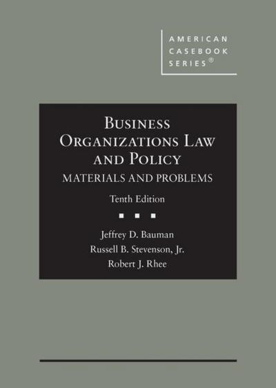 Business Organizations Law and Policy