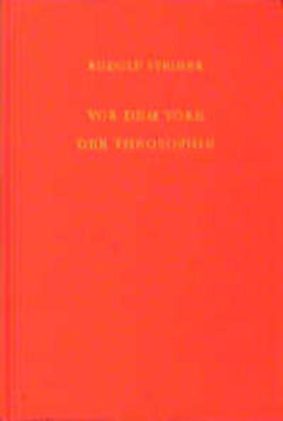 Vor dem Tore der Theosophie