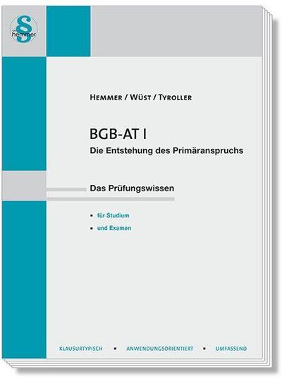 BGB AT I - Entstehung des Primäranspruchs