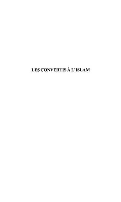 Convertis a l’Islam Les