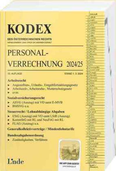 KODEX Personalverrechnung 2024/25
