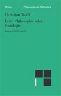 Erste Philosophie oder Ontologie (§§ 1-78)