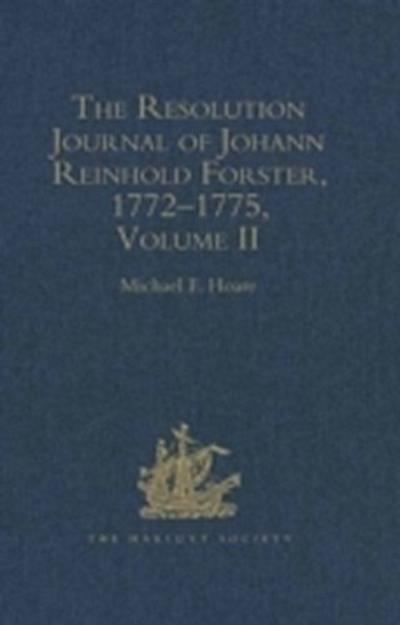 Resolution Journal of Johann Reinhold Forster, 1772-1775