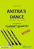 Anitra’s Dance - Clarinet Quartet SCORE
