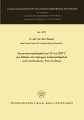 Dauerschwingfestigkeit bei 20 und 500°C von Stählen mit niedrigem Kohlenstoffgehalt und verschiedenen Titan-Zusätzen