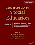 Encyclopedia of Special Education, Volume 4