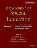 Encyclopedia of Special Education, Volume 3
