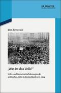 "Was ist das Volk?": Volks- und Gemeinschaftskonzepte der politischen Mitte in Deutschland 1917?1924 (Quellen und Darstellungen zur Zeitgeschichte 110) (German Edition)