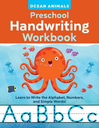 Ocean Animals Preschool Handwriting Workbook