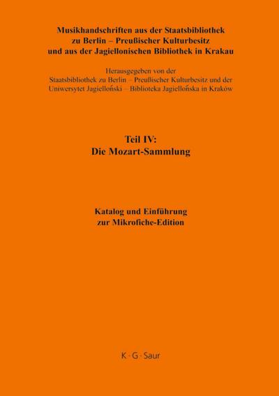 Katalog und Einführung zur Mikrofiche-Edition