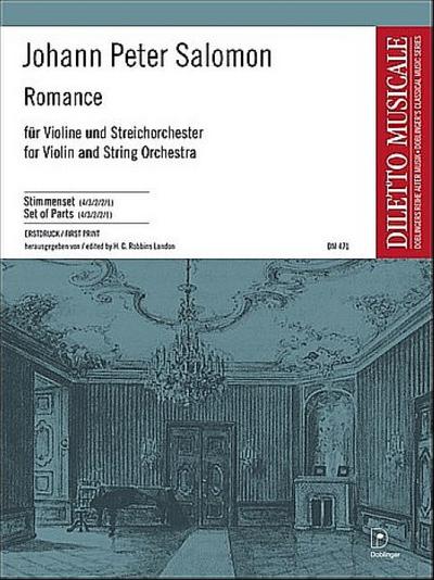 Romance D-Dur für Violine undStreicher