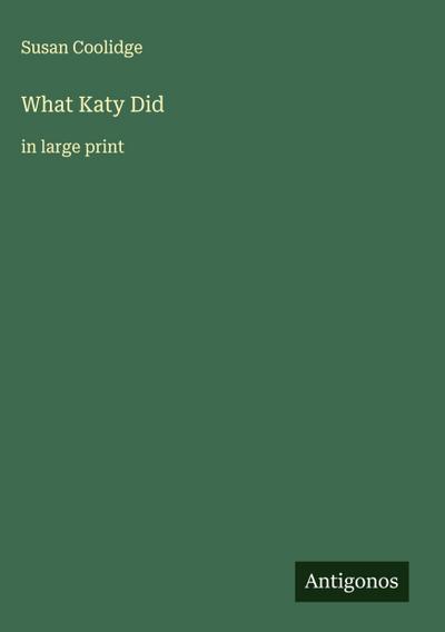 What Katy Did