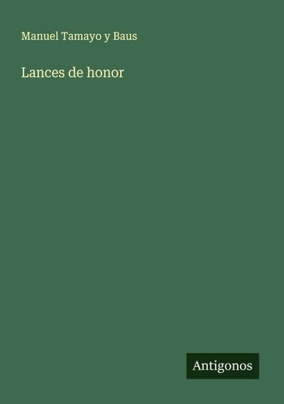 Lances de honor