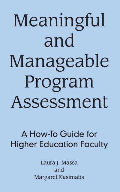 Meaningful and Manageable Program Assessment