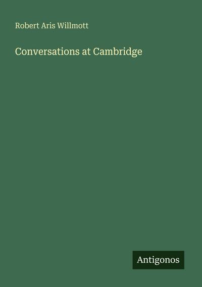 Conversations at Cambridge