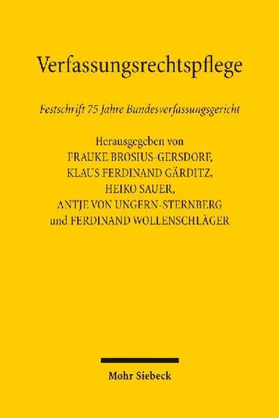 Verfassungsrechtspflege